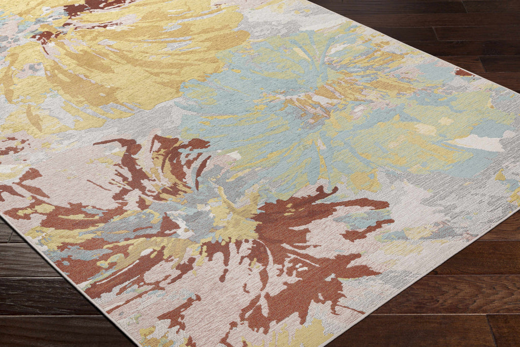 Miaray Floral Chenille Area Rug - Clearance-2