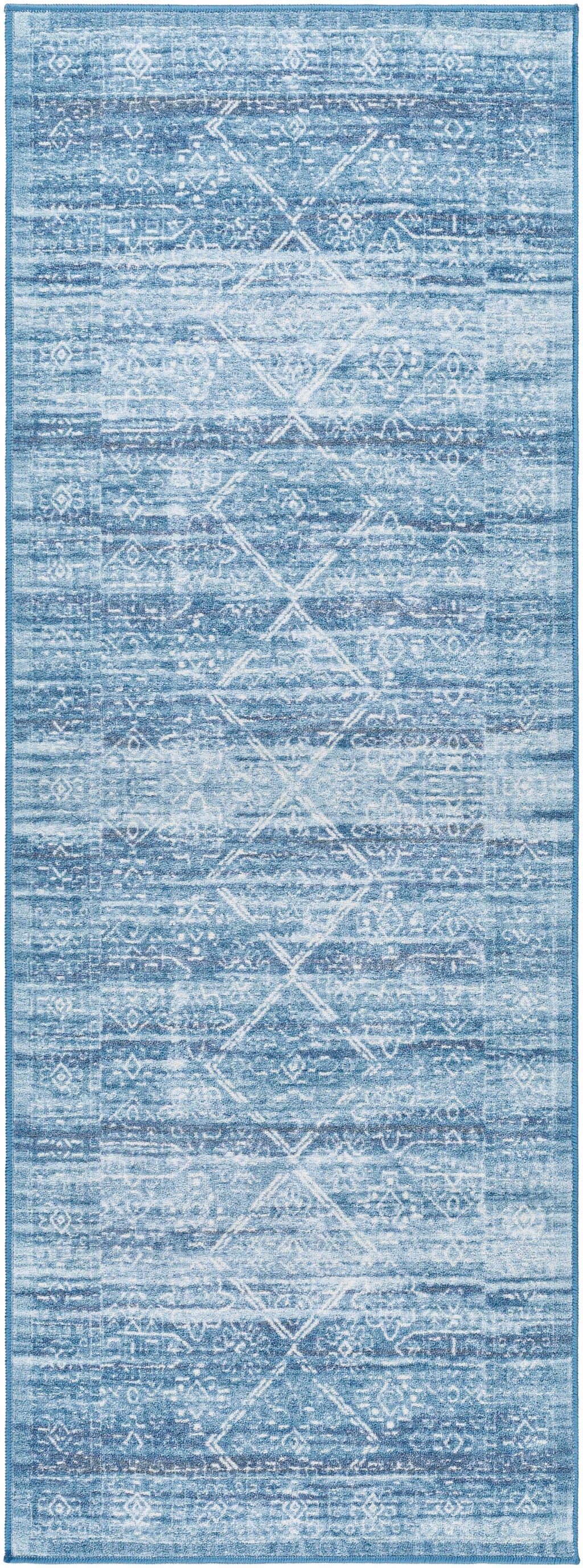 Blake Arctic Sky Washable Area Rug - Clearance-2