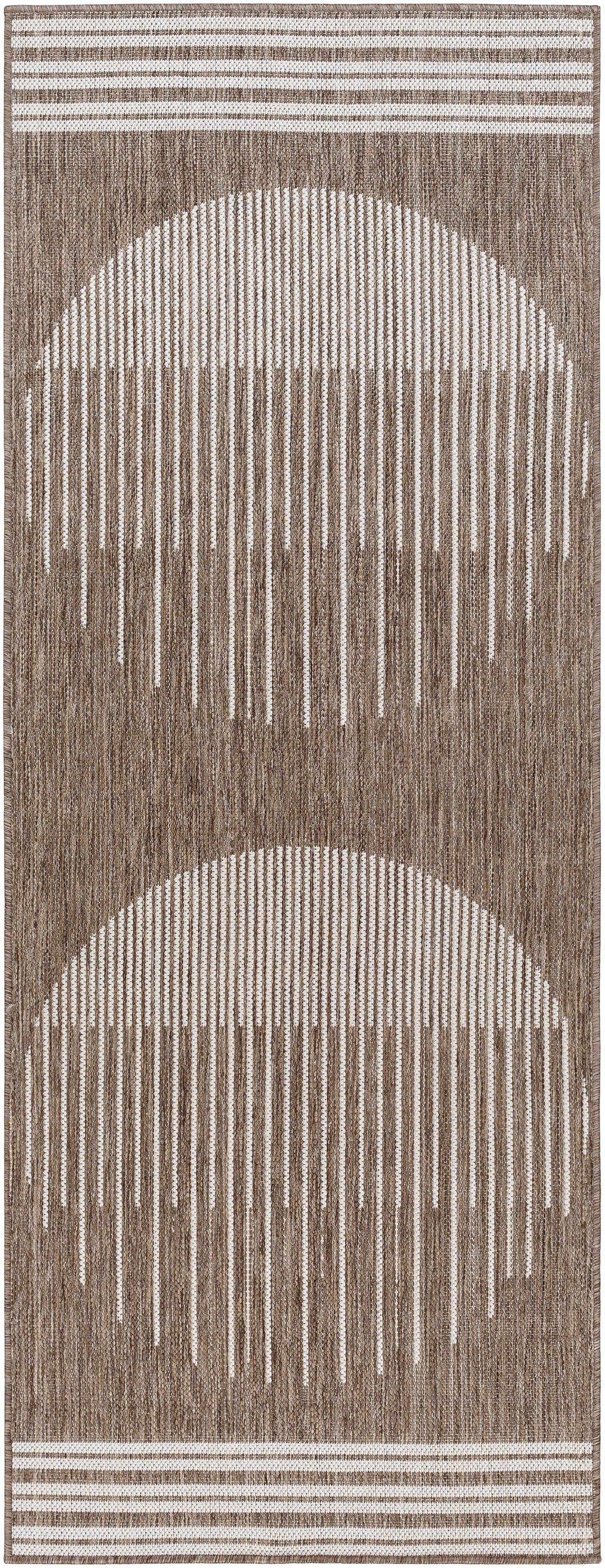 Aviya Brown Outdoor Area Rug - Clearance-3