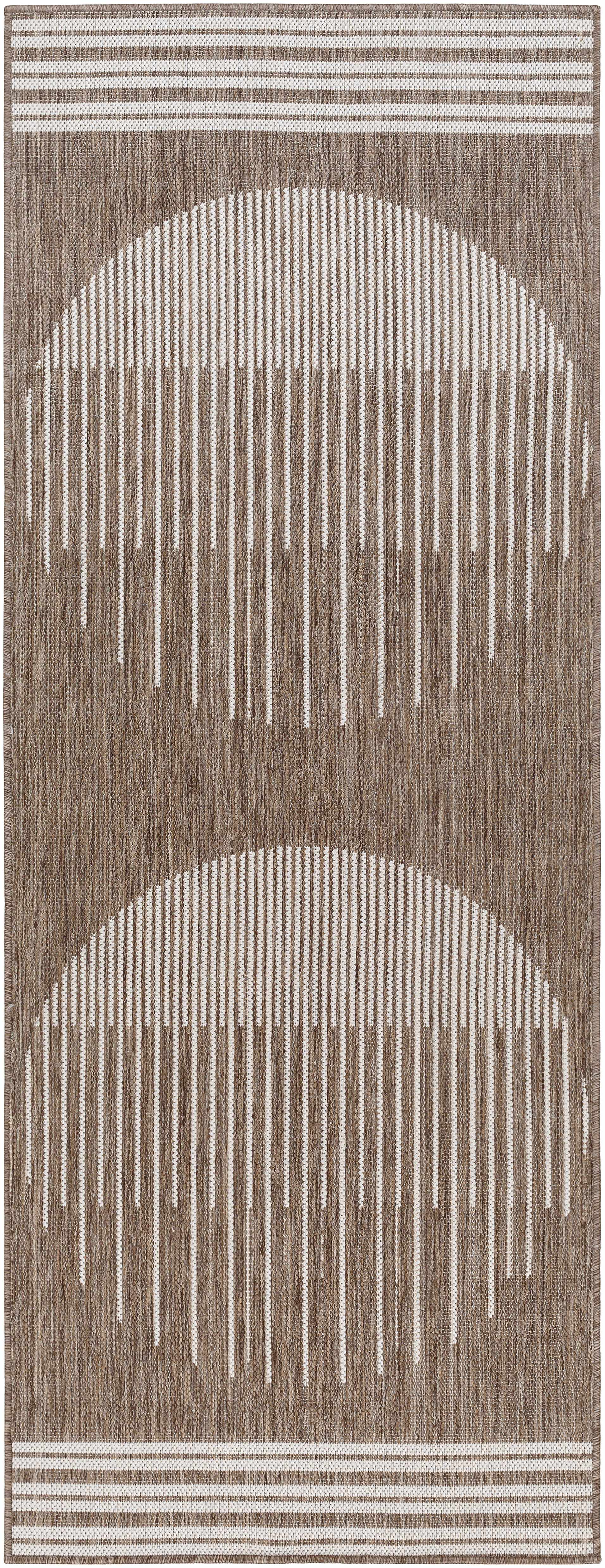 Aviya Brown Outdoor Area Rug - Clearance-3
