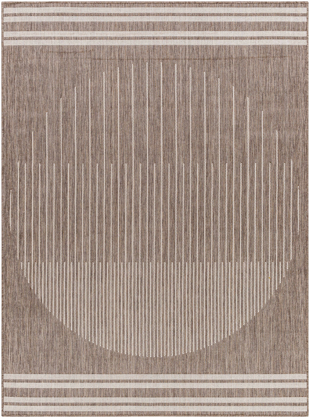 Aviya Brown Outdoor Area Rug - Clearance-0