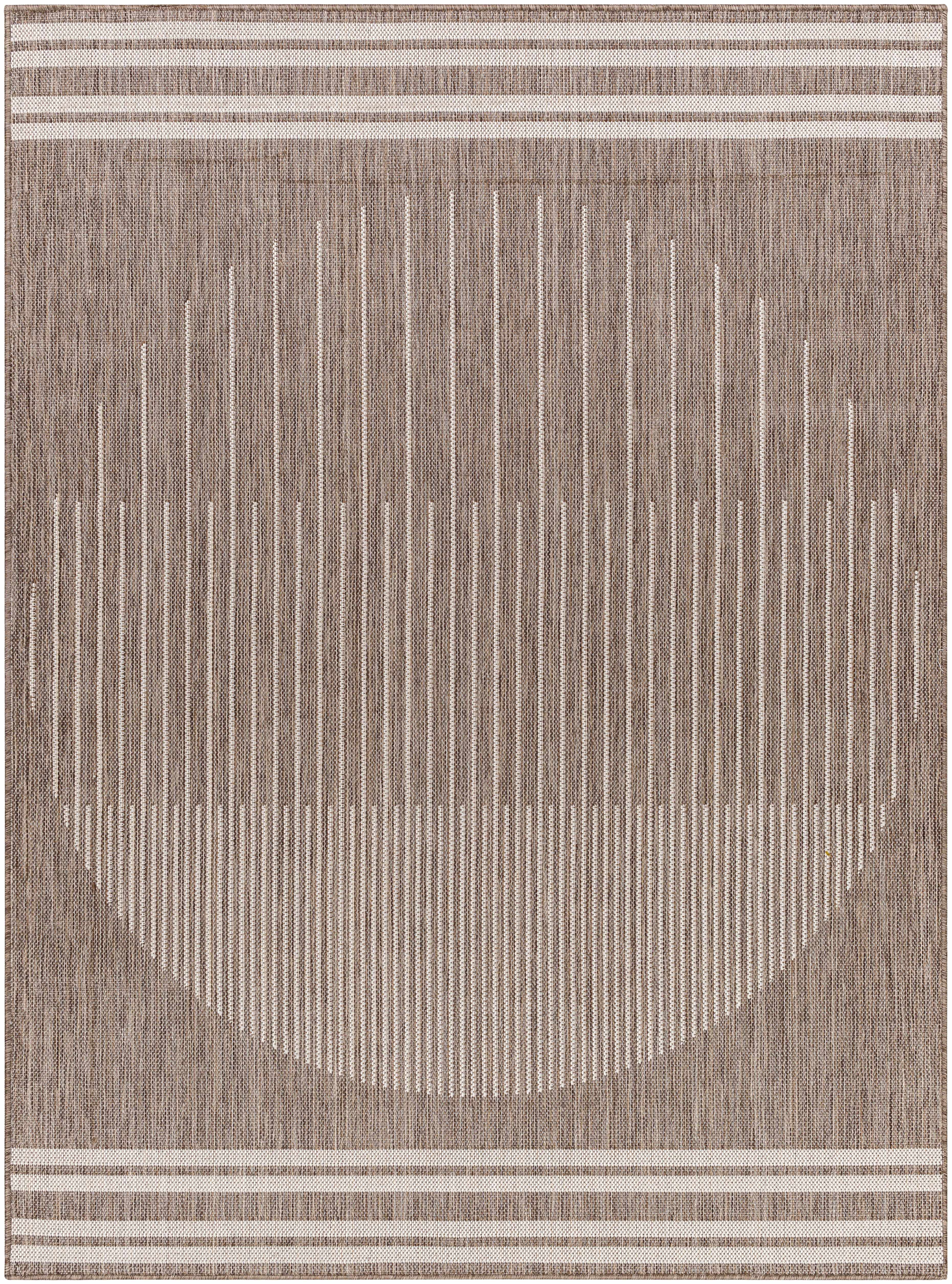 Aviya Brown Outdoor Area Rug - Clearance-0